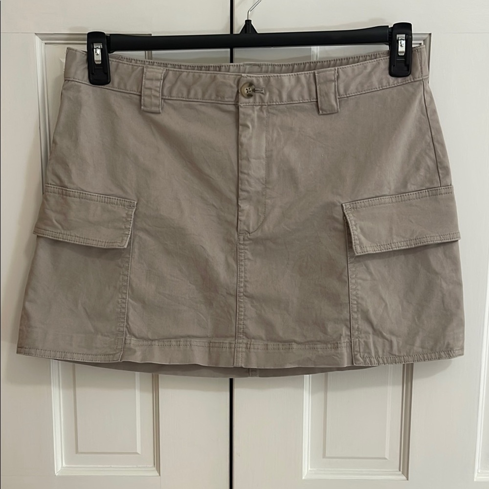 Abercrombie & Fitch Tan Mini Skirt